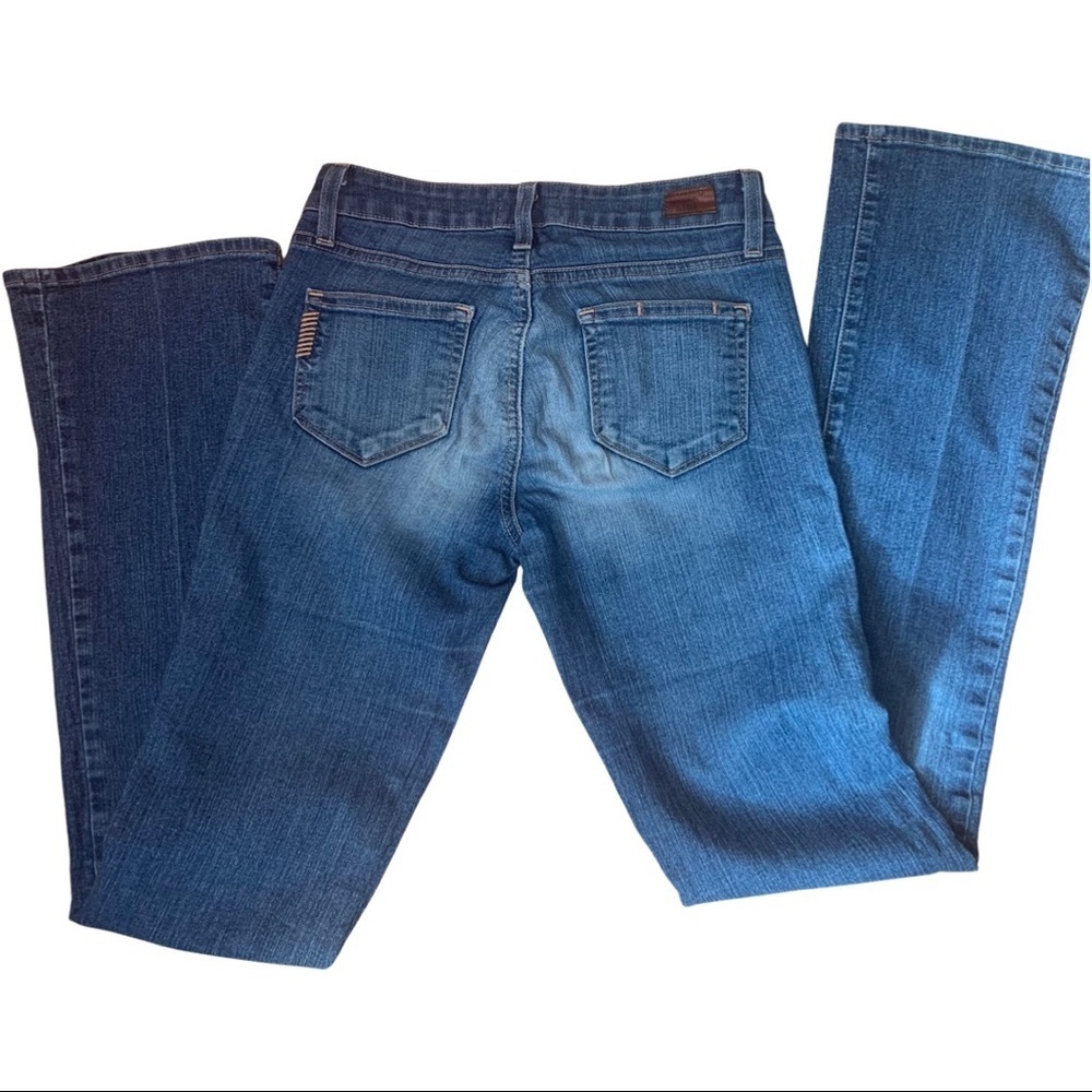 PAIGE Manhattan Collins Slim Bootcut Jeans 33” Inseam Size 26 - Picture 7 of 13